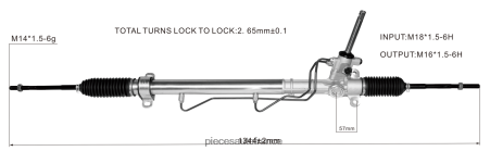 Pieces Auto France En Ligne H4NL2723 crémaillère de direction assistée 22930456 CHEVROLET
