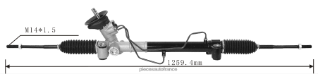 Pieces Auto France H4NL2701 crémaillère de direction assistée 95040656 7111766010 52048196 52101439 95040652 95040656 94767096 42505935 52134051 CHEVROLET
