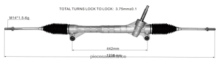Pieces Auto France H4NL2721 crémaillère de direction assistée 15896770 19133700 19178077 22729249 231813 25917902 89060251 CHEVROLET