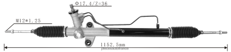 Fournisseur Pièces Auto En Gros H4NL2828 crémaillère de direction assistée 44200-bz142 DAIHATSU