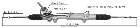 Accessoires Auto France H4NL2806 crémaillère de direction assistée 05151705af DODGE/CHRYSLER