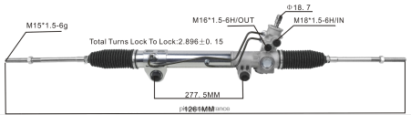 Fournisseur Pièces Auto En Gros H4NL2798 crémaillère de direction assistée 52039207ac 52106477ac 52106477af DODGE/CHRYSLER