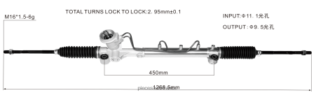 Fournisseur Pièces Auto En Gros H4NL2688 crémaillère de direction assistée 3l8z-3504-darm yl8z-3504-kbrm FORD