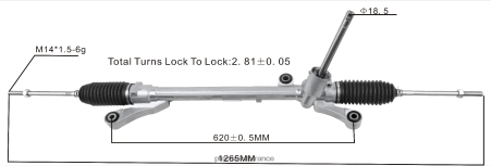 Pieces Moto France Equipement H4NL2684 crémaillère de direction assistée cn153a500aa FORD