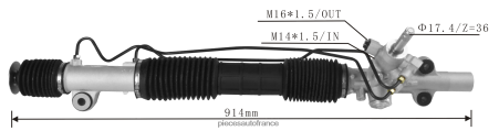 Fournisseur Pièces Auto En Gros H4NL2548 crémaillère de direction assistée 53606-s5a-j01 HONDA