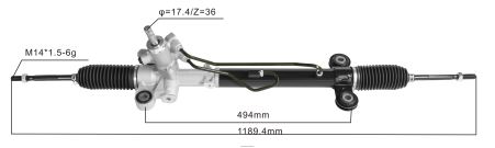 Pieces Auto France En Ligne H4NL2543 crémaillère de direction assistée 53601-stk-a02 53601-stk-a04 HONDA