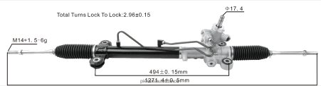Pieces Auto France H4NL2551 crémaillère de direction assistée 53601-swa-q01 HONDA