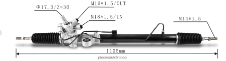 Pieces Auto Vente En Gros H4NL2539 crémaillère de direction assistée 53601-tb0-p01 53601-ta0-a01 53601-ta0-a02 HONDA