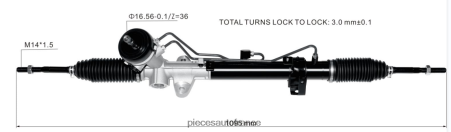 Accessoires Auto France H4NL2756 crémaillère de direction assistée 57700-0u000 577004l000 HYUNDAI/KIA