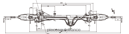 Pièces Détachées Moto Guzzi H4NL2740 crémaillère de direction assistée 56500-p2000 HYUNDAI/KIA
