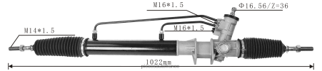 Pieces Auto France H4NL2731 crémaillère de direction assistée 0k72a-32-110 0k79a32110a 0k79a32110 HYUNDAI/KIA
