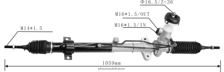 Pieces Auto Vente En Gros H4NL2749 crémaillère de direction assistée 57700-1z000 57700-1m500 HYUNDAI/KIA