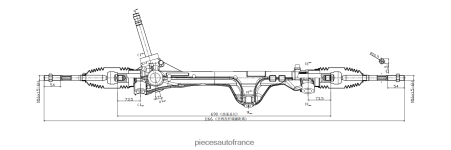 Pieces Moto France H4NL2762 crémaillère de direction assistée 56500-l400a HYUNDAI/KIA