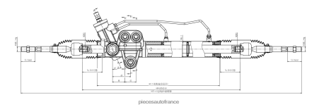 Fournisseur Pièces Auto En Gros H4NL2628 crémaillère de direction assistée 8-97239781-2 ISUZU
