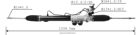 Pièces Détachées Moto Guzzi H4NL2620 crémaillère de direction assistée 8-97946132-0 98214704 7111826010 52144273 ISUZU