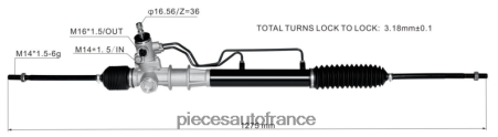 Accessoires Auto France H4NL2576 crémaillère de direction assistée mr319766 MITSUBISHI