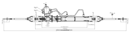 Accessoires Moto France H4NL2565 crémaillère de direction assistée mb911897 MITSUBISHI