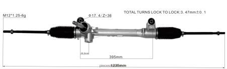 Pieces Auto En Gros H4NL2567 crémaillère de direction assistée 4410a498 MITSUBISHI
