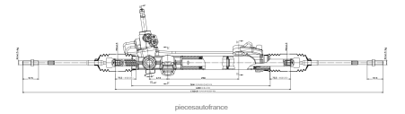 Pieces Auto Vente En Gros H4NL2569 crémaillère de direction assistée 4410a064 4410a308 MITSUBISHI