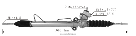 Pieces Moto France Equipement H4NL2574 crémaillère de direction assistée mr 210503 MITSUBISHI