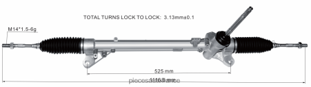 Accessoires Auto France H4NL2586 crémaillère de direction assistée 48001-4eh0b 48001-4eh0a NISSAN