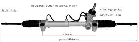 Accessoires Auto France H4NL2796 crémaillère de direction assistée 93179549 7831985179 13292547 OPEL
