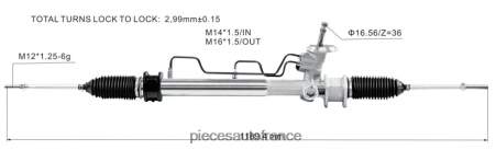 Accessoires Auto France H4NL2666 crémaillère de direction assistée pw891905 pw825852 PROTON/PERODUA