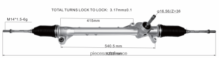 Pieces Auto Vente En Gros H4NL2849 crémaillère de direction assistée 10180850 ROEWE