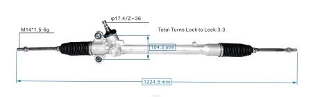 Accessoires Moto France H4NL2515 crémaillère de direction assistée 45510-bz360 TOYOTA