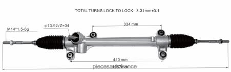 Fournisseur Pièces Auto En Gros H4NL2458 crémaillère de direction assistée 45510-47030 45510-47020 TOYOTA