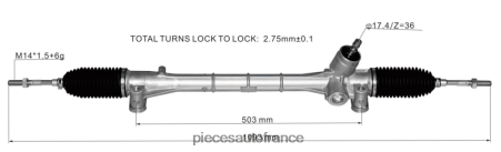Pièces Détachées Moto Guzzi H4NL2490 crémaillère de direction assistée 45510-47060 TOYOTA