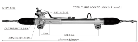 Pièces Détachées Moto Guzzi H4NL2500 crémaillère de direction assistée 44250-26610 TOYOTA