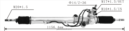 Pieces Auto France En Ligne H4NL2463 crémaillère de direction assistée 44250-60060 TOYOTA