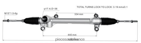 Pieces Moto France Equipement H4NL2454 crémaillère de direction assistée 45510-02730 45510-02630 TOYOTA