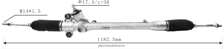 Pieces Moto France Equipement H4NL2514 crémaillère de direction assistée 45500-bz012 45500-bz022 TOYOTA