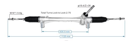 Pieces Moto France H4NL2522 crémaillère de direction assistée 45510-f4020 45510-0a020 TOYOTA