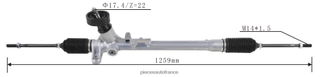 Fournisseur Pièces Auto En Gros H4NL2438 crémaillère de direction assistée 180423057a VOLKSWAGEN