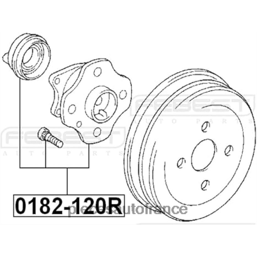 Fournisseur Pièces Auto En Gros 4245012051 - moyeu de roue T80F2D18